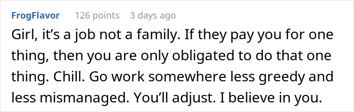The Internet Tells Worker To Run For The Hills After She Shares What Her Boss Told Her The Internet Tells Worker To Run For The Hills After She Shares What Her Boss Told Her