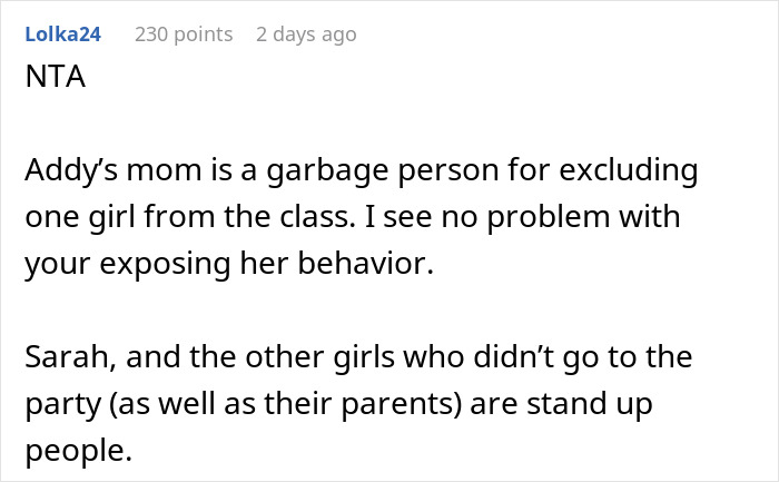 Parent Reveals Why Their Daughter Was Excluded From B-Day Party, 4 Others Forbid Their Kids From Going Parent Reveals Why Their Daughter Was Excluded From B-Day Party, 4 Others Forbid Their Kids From Going