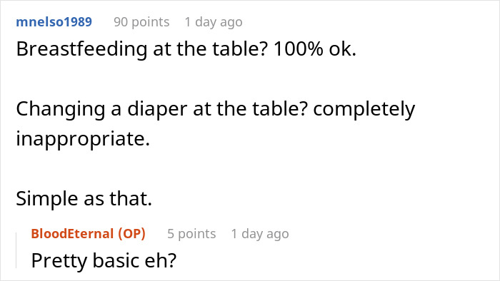 Restaurant Table Becomes Nappy Changing Station, Making Nearby Diners Nauseous Restaurant Table Becomes Nappy Changing Station, Making Nearby Diners Nauseous