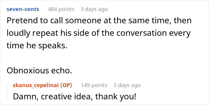 Woman Ruins Man’s Phone Calls After He Ignores Her Request To Keep It Quiet Woman Ruins Man’s Phone Calls After He Ignores Her Request To Keep It Quiet