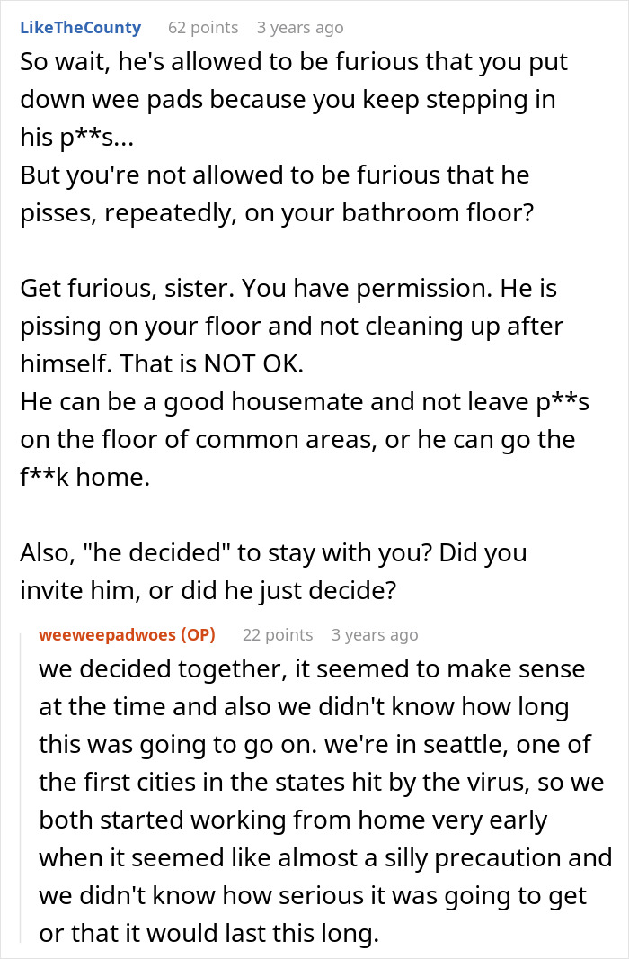 “The Bathroom Floor Was Suddenly Always Wet”: BF Keeps Missing The Toilet, GF Gets Resourceful “The Bathroom Floor Was Suddenly Always Wet”: BF Keeps Missing The Toilet, GF Gets Resourceful