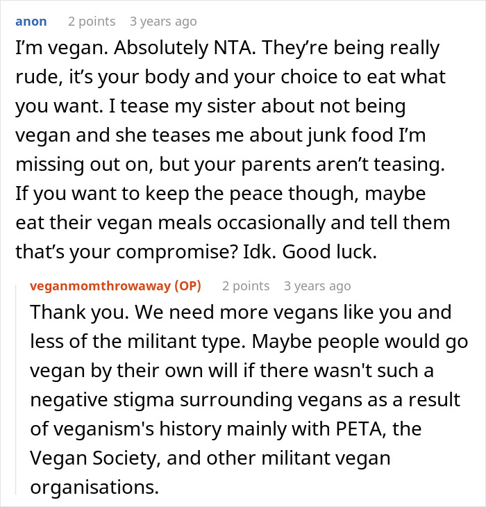Guy Refuses To Go Vegan As Entire Family Does, Gets Hate For It