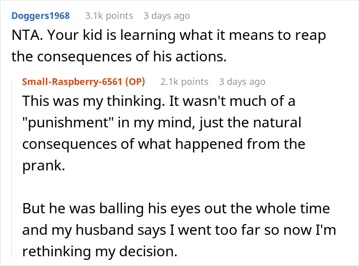 “Am I A Bad Mom?”: Dad Is Angry Wife Put Son "In Danger" After His Prank Went Wrong “Am I A Bad Mom?”: Dad Is Angry Wife Put Son "In Danger" After His Prank Went Wrong