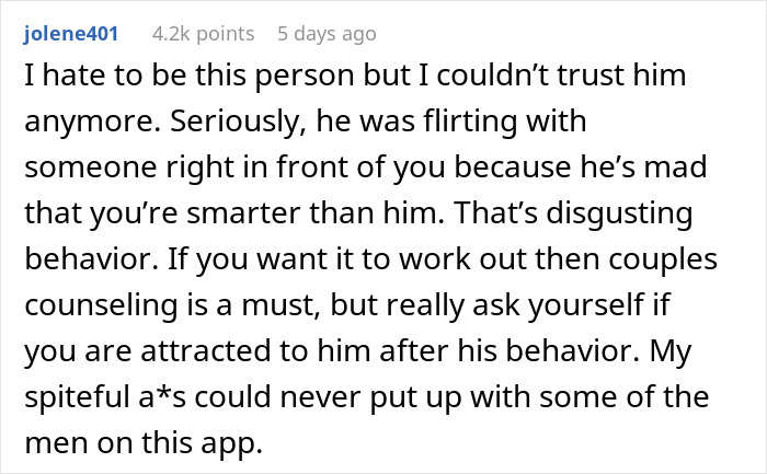 “He Denied Everything”: Woman Calls Out Husband’s Cold Behavior After IQ Test Changes Him “He Denied Everything”: Woman Calls Out Husband’s Cold Behavior After IQ Test Changes Him