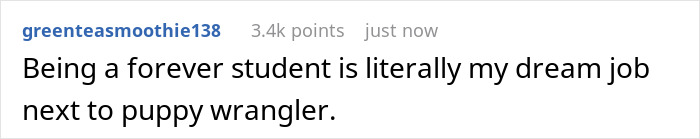 40 Y.O. Has Multiple Degrees After Being In University For 20 Years, His Wife Asks If It’s A Red Flag 40 Y.O. Has Multiple Degrees After Being In University For 20 Years, His Wife Asks If It’s A Red Flag