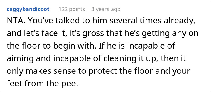 “The Bathroom Floor Was Suddenly Always Wet”: BF Keeps Missing The Toilet, GF Gets Resourceful