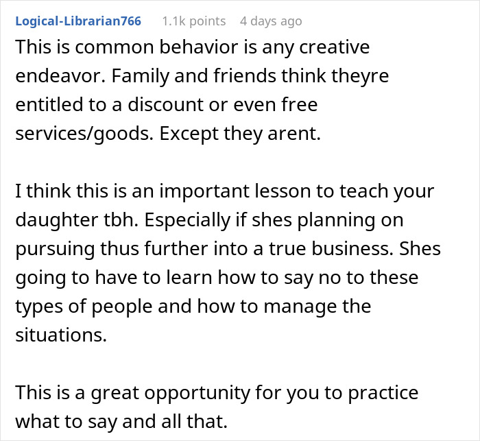 Relative Thinks 9-Year-Old “Shouldn’t Expect Payment” For 75 Cupcakes, Gets Called Out By Mom Relative Thinks 9-Year-Old “Shouldn’t Expect Payment” For 75 Cupcakes, Gets Called Out By Mom