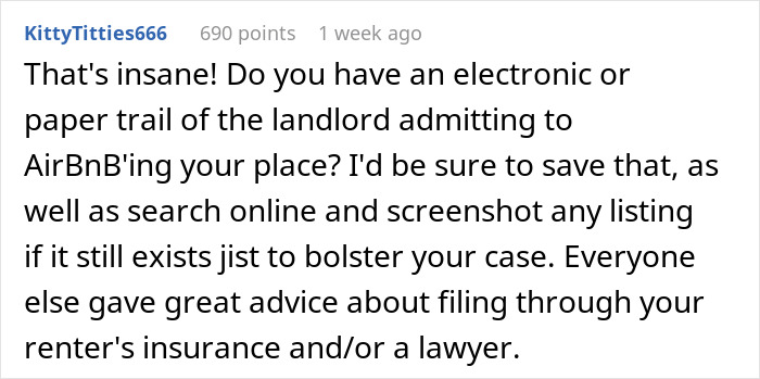 Tenant Thinks Their Stuff Was Stolen While On Vacation, Learns Their Home Was Airbnb'd By Landlord Tenant Thinks Their Stuff Was Stolen While On Vacation, Learns Their Home Was Airbnb'd By Landlord