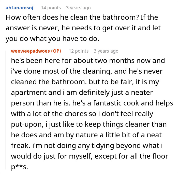 “The Bathroom Floor Was Suddenly Always Wet” BF Keeps Missing The