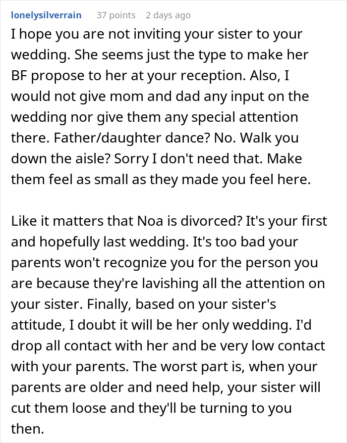 “Sister Wants My Wedding Because It Doesn’t Count As I’m Gay” “Sister Wants My Wedding Because It Doesn’t Count As I’m Gay”