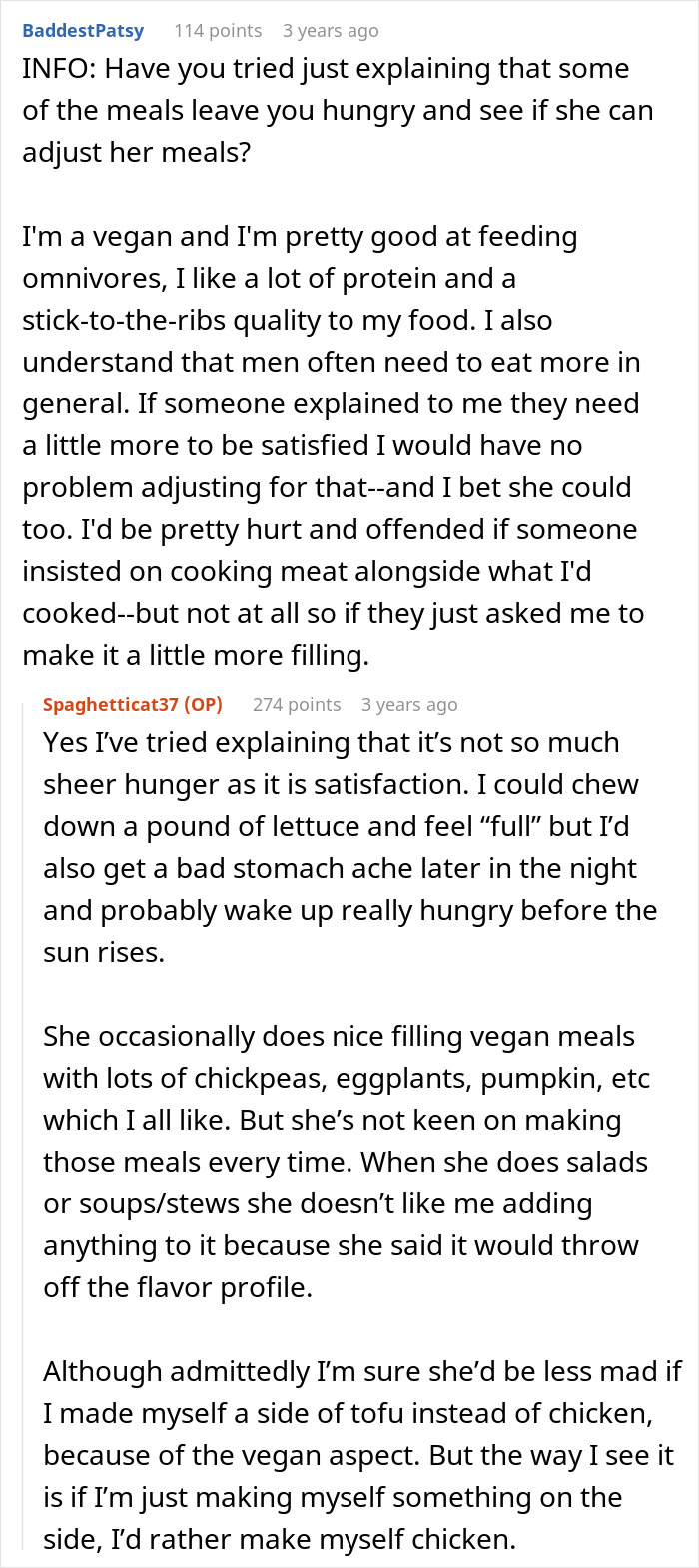 “AITA For Adding Meat To My Girlfriend’s Vegan Dishes?”