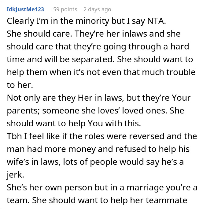 Husband Mad At Wife For Not Giving His Parents Money, Gets Wake-Up Call From The Internet Husband Mad At Wife For Not Giving His Parents Money, Gets Wake-Up Call From The Internet