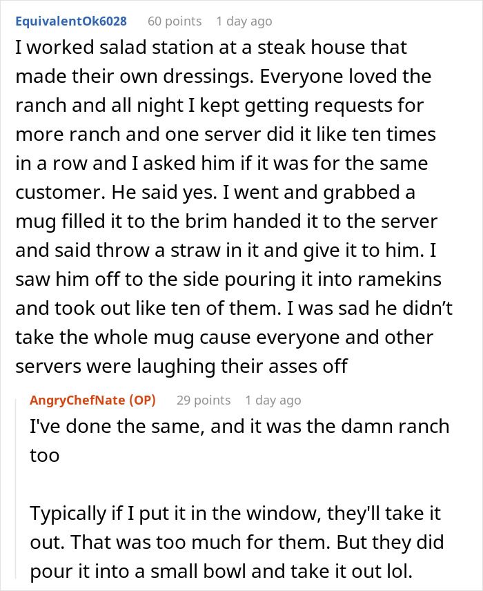 People Are Loving This Chef For Treating Customers’ Ridiculous Requests With Perfect Pettiness