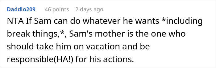 Parents Can't Control Their Son, Are Furious When He's Not Invited On Holiday Parents Can't Control Their Son, Are Furious When He's Not Invited On Holiday