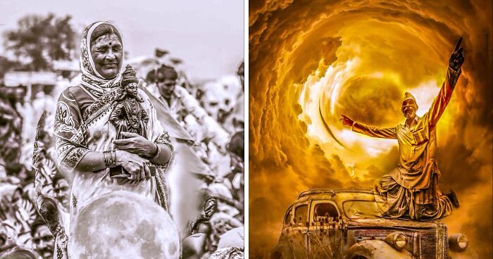 9 Surreal Images Inspired By The Journey To Pandharpur And The Holy Festival Of Vari Created By This Artist