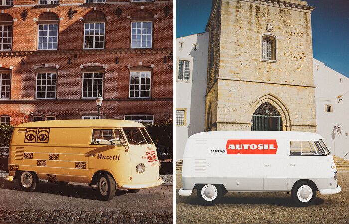 Logoed Project: Bringing Back All Colors And Brands Through Volkswagen Buses (10 Pics)