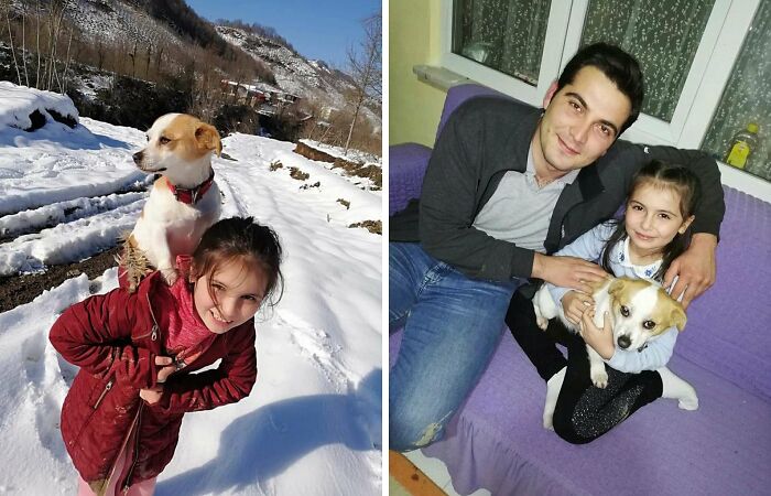 Little Village Girl Braved The Snow To Find Her Pup A Vet (6 Pics)