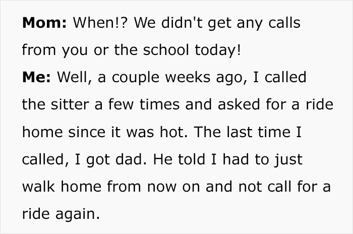 11 Y.O. Walks Home In A Hurricane After Dad Tells Him Off For Calling Sitter To Pick Him Up 11 Y.O. Walks Home In A Hurricane After Dad Tells Him Off For Calling Sitter To Pick Him Up