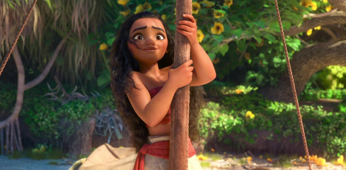 Moana looking into the distance 