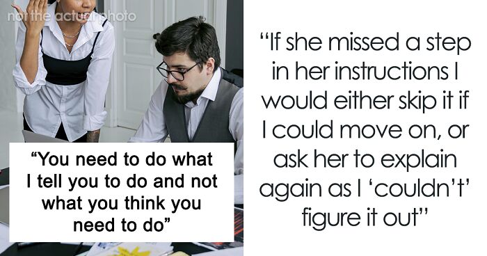 Employee Engages In Malicious Compliance To Show Their Superior That Micromanaging Is Not The Answer