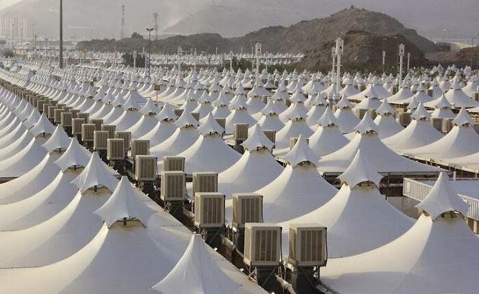 Mina The City Of Tents, Near The City Of Mecca, Saudi Arabia