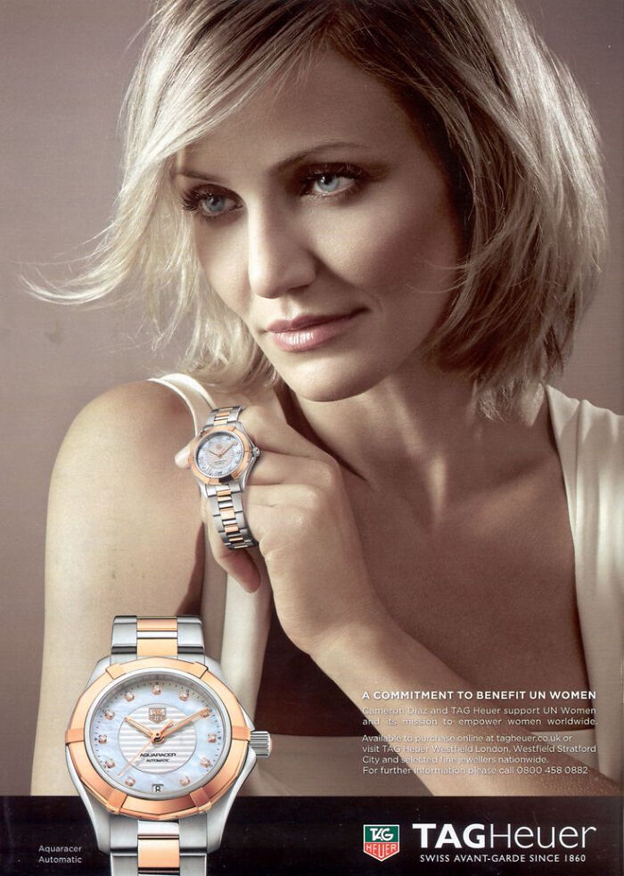 Cameron Diaz For Tag Heuer