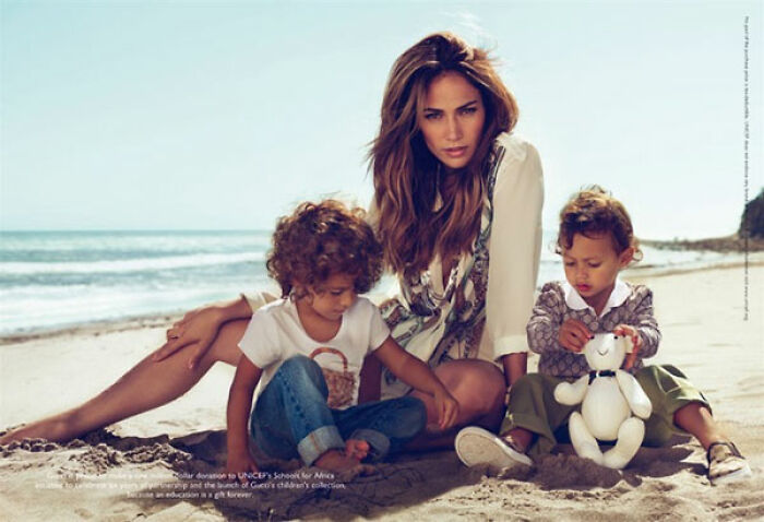 Jennifer Lopez And Kids For Gucci Children's Collection