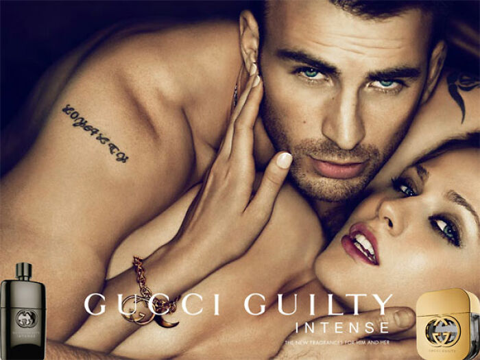 Chris Evans For Gucci Guilty Perfume