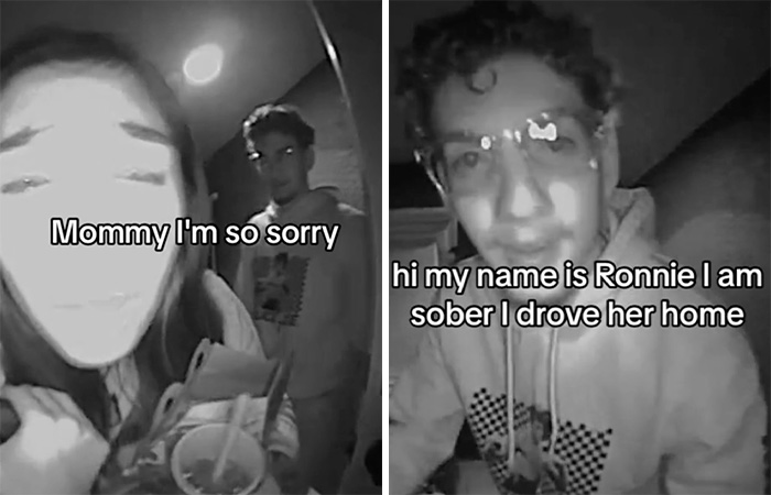 Doorbell Video Of A Guy Dropping Drunk Girl Off Goes Viral