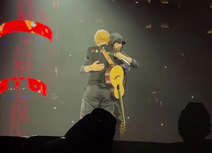 Unexpected Duo Leaves Fans Stunned As Eminem Steps On Stage At Ed Sheeran Concert Unexpected Duo Leaves Fans Stunned As Eminem Steps On Stage At Ed Sheeran Concert