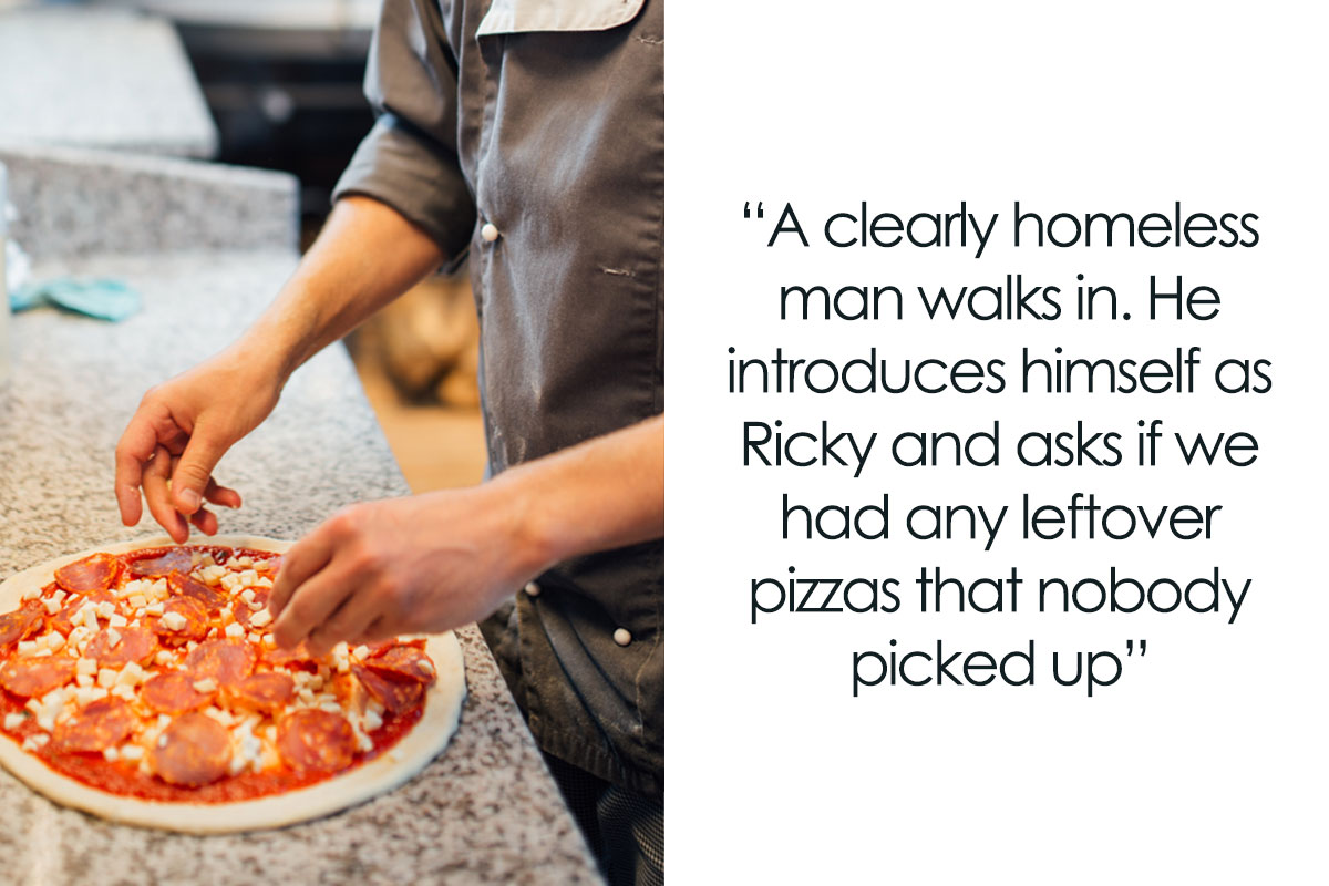 Worker Scolded For Trying To Buy A Homeless Man Pizza, Customer Finds A