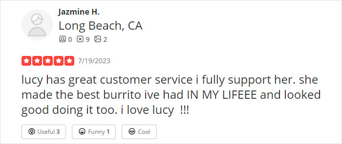 Florida Chipotle Goes Viral After Yelp Reviews Warn Of Husband-Seducing Female Worker Florida Chipotle Goes Viral After Yelp Reviews Warn Of Husband-Seducing Female Worker