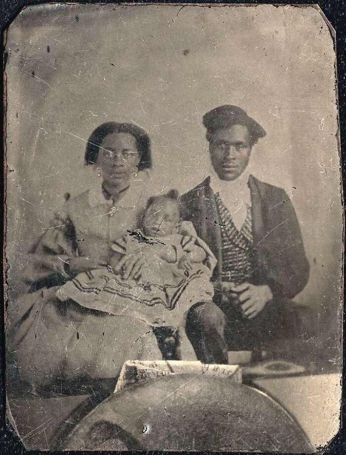 Portrait Of Unidentified Beautiful Family, Around 1875