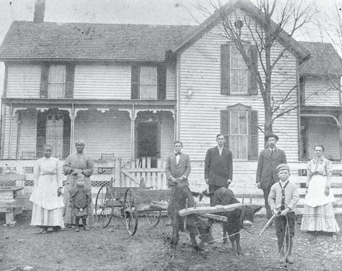 Family Standing In Front Of Their Home, Tennessee, 1913
