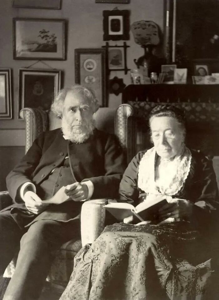 Elderly Victorian Couple, 1880