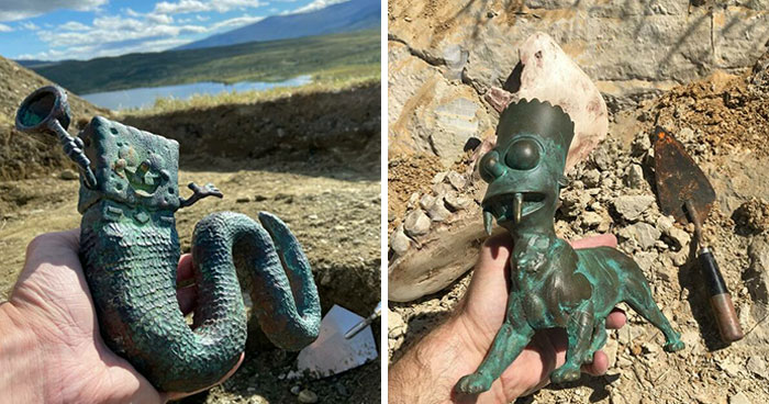 This Artist Uses Recognizable Pop Characters To Create Fake Ancient Artifacts (30 Pics)