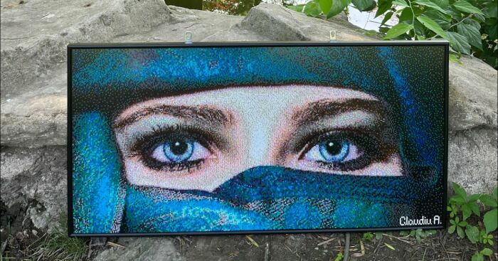 I Created A Photorealistic Fuse Bead Project Out Of 58,482 Beads