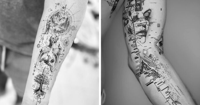 10 Talented Tattoo Artists Working With Geometric Tattoo Style (20 Pics)