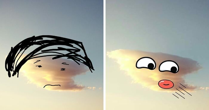 14 Ways We Transformed A Little Cloud And His Friend Birdie