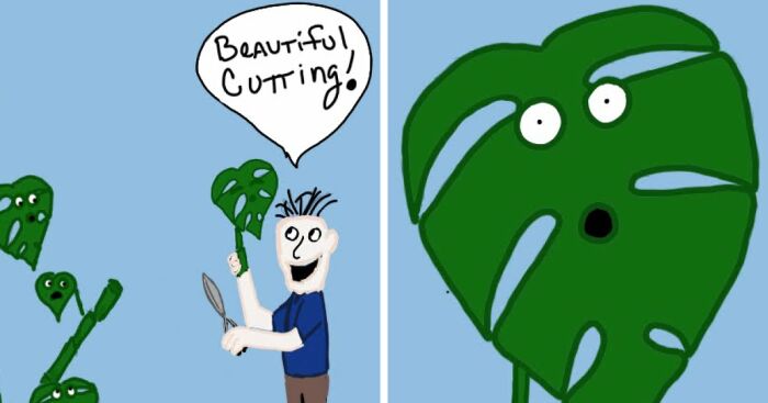 I Make Comics About Life As Plants