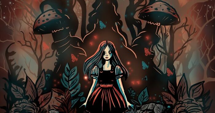 Here Is My Art Series Re-Imagining Characters From Alice In Wonderland