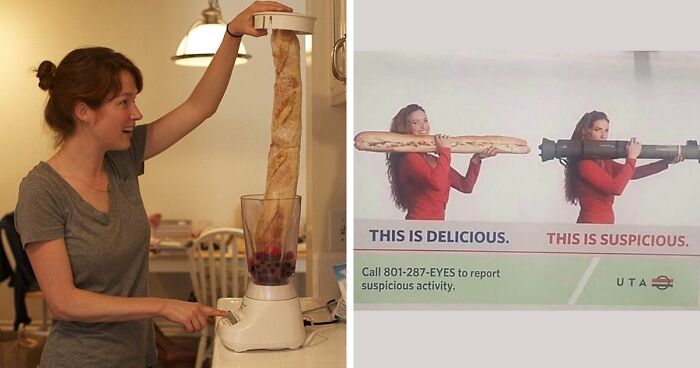 “Baguettes In Unusual Places”: 40 Confusing And Amusing Pics
