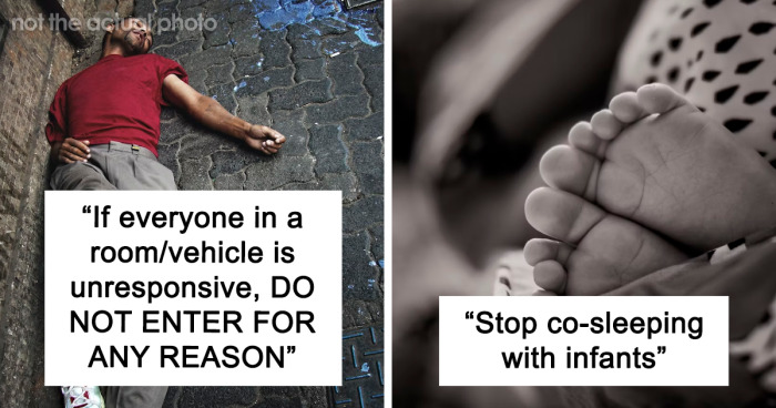 30 First Responders Share Do’s And Don’ts In Dangerous Situations That Might Save Your Life