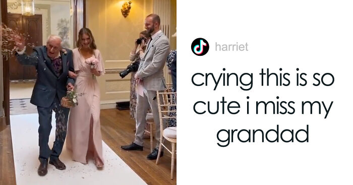 Bride Swaps Flower Girls For ‘Flower Grandpa’