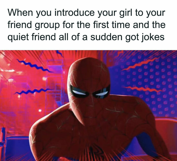 confused spiderman meme