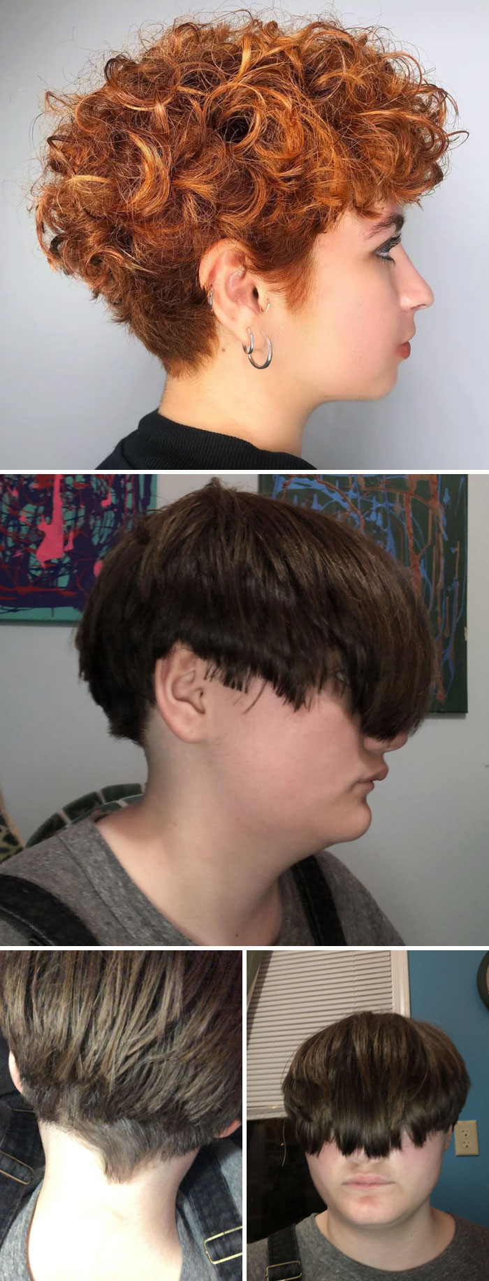 Haircut Expectation vs. Reality. Paid $35 (Was Going To Get It Permed But Almost Nobody Does Perms In Our Area)