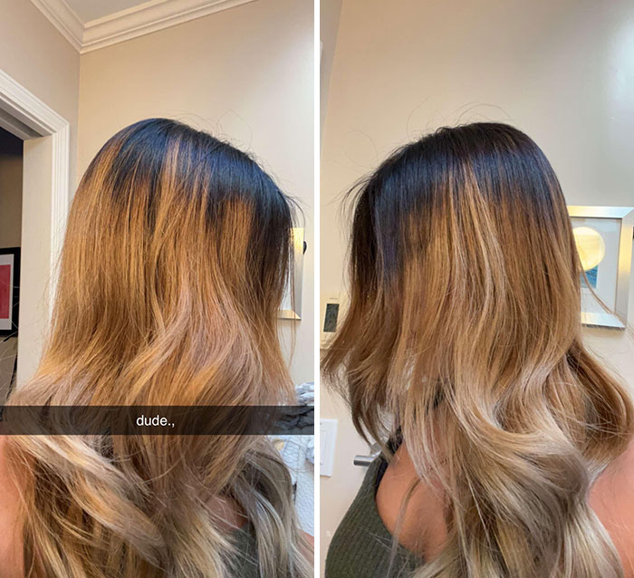 Is This A Balayage? I Asked For A Balayage And Paid $300 For This. My Mom Doesn’t Believe Me When I Say It’s Not What I Asked For