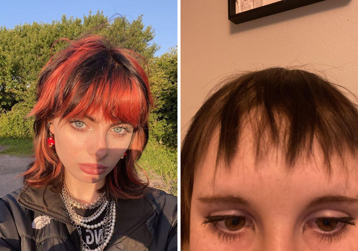 My Hairdresser Screwed Me Up So Bad And Cut Off Half My Hair, Help (For Reference, The First Picture Is What I Asked For)