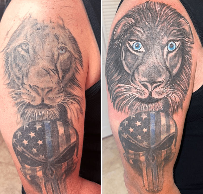 Before And After Tattoo From This Local Artist