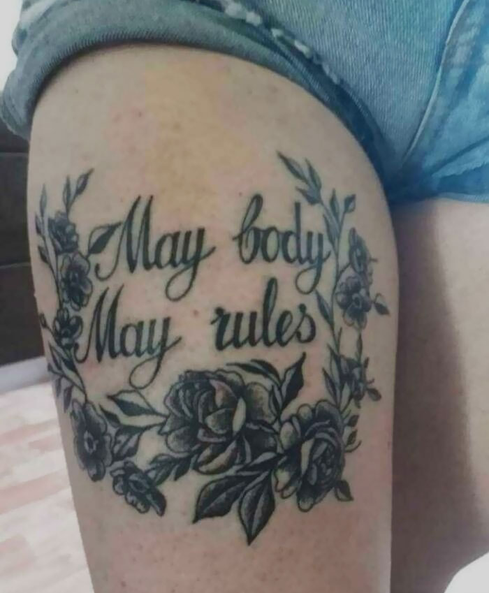 May Body, May Rules